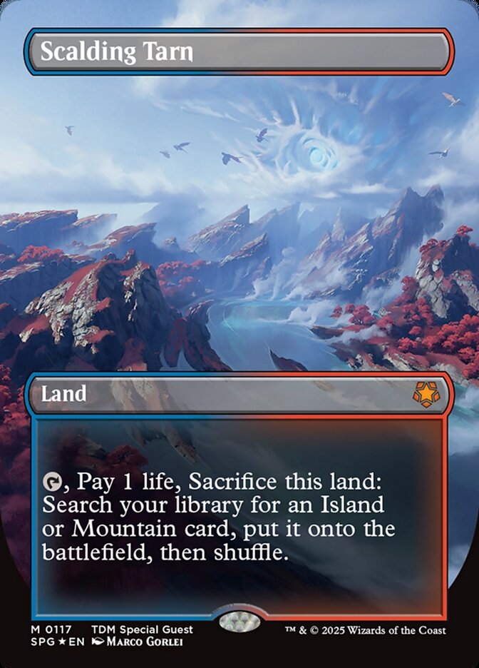 Scalding Tarn (Borderless) (Dragonscale Foil)