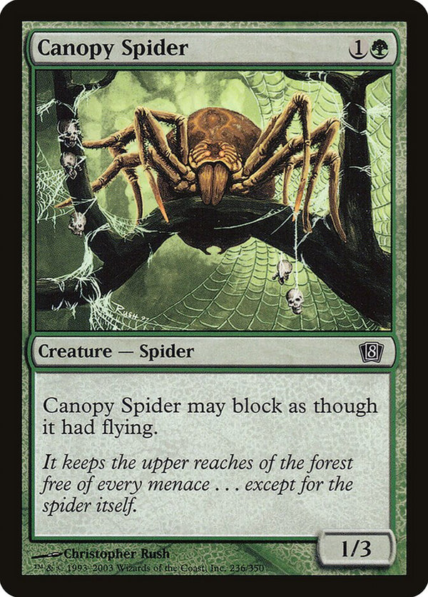 Canopy Spider - Magic: The Gathering