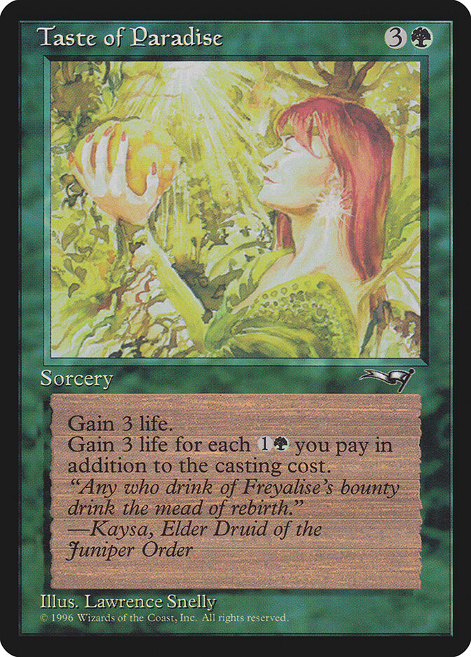 Taste of Paradise (Holding Fruit)