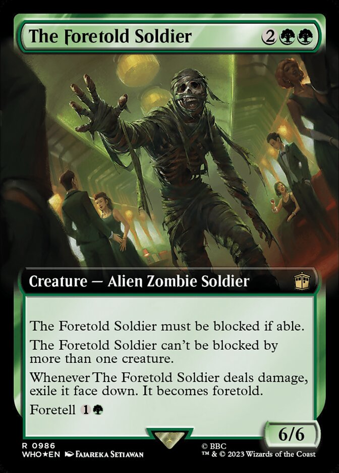 The Foretold Soldier (Extended Art) (Surge Foil)