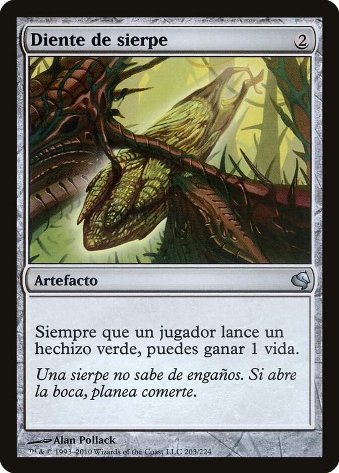 Wurm's Tooth (Spanish) - "Diente de sierpe"