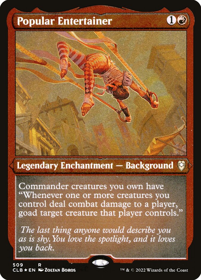 Popular Entertainer (Foil Etched)