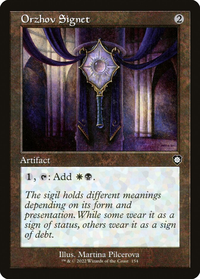 Orzhov Signet (Retro Frame)