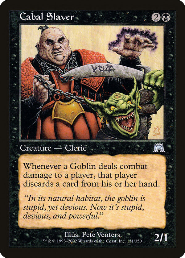 Cabal Slaver - Magic: The Gathering