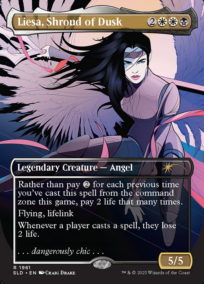 Liesa, Shroud of Dusk (Rainbow Foil)