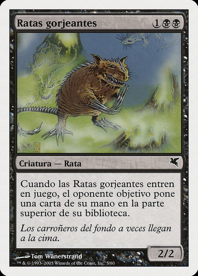 Chittering Rats (Spanish) - "Ratas gorjeantes" (A5)