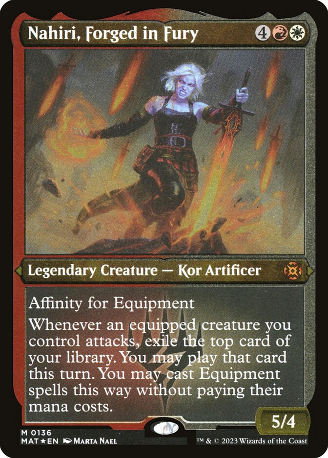 Nahiri, Forged in Fury (Foil Etched)