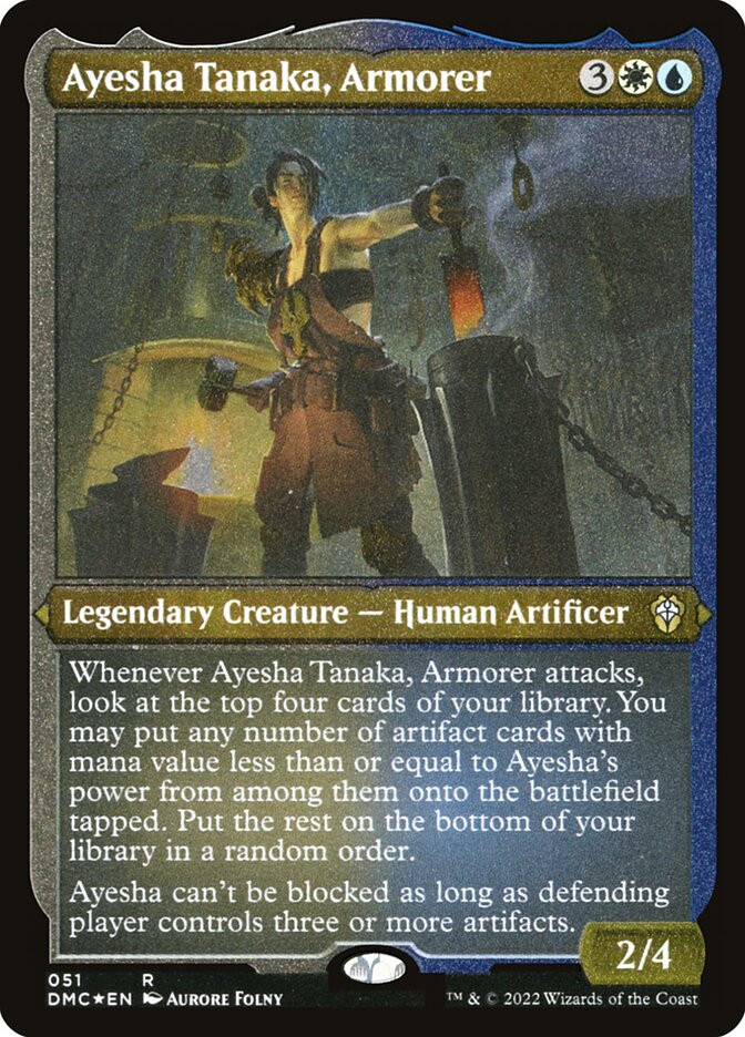 Ayesha Tanaka, Armorer (Foil Etched)