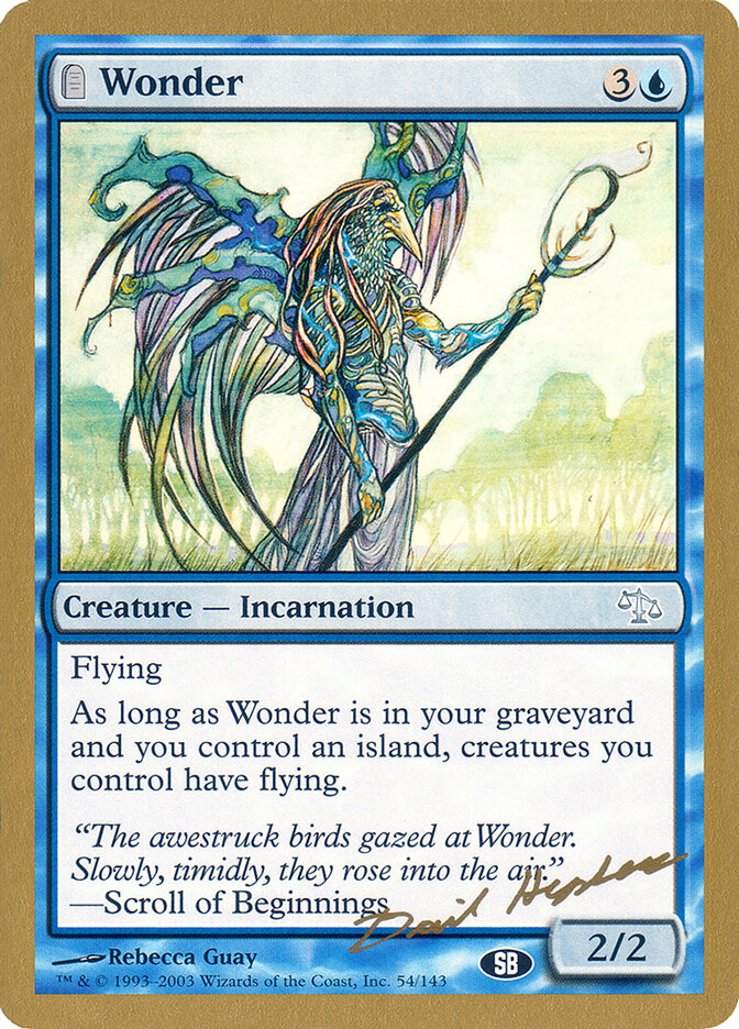 Wonder - 2003 Dave Humpherys (JUD) (SB)