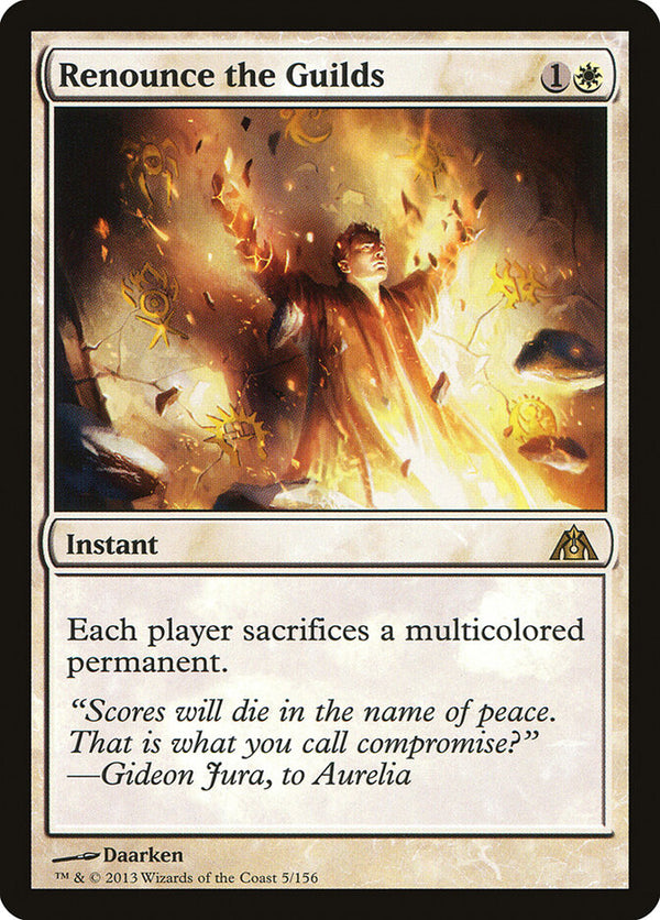 Renounce the Guilds (DGM 5) - Magic: The Gathering