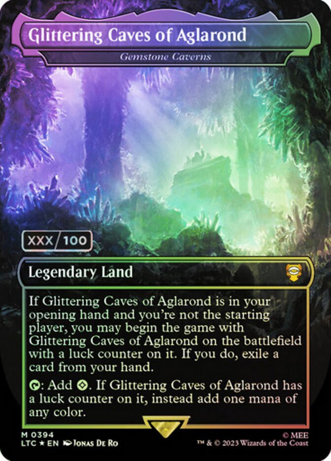 Glittering Caves of Aglarond - Gemstone Caverns (Serial Numbered)