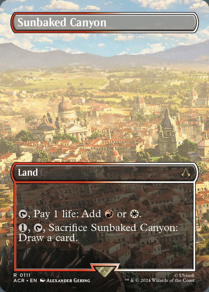 Sunbaked Canyon (Borderless)
