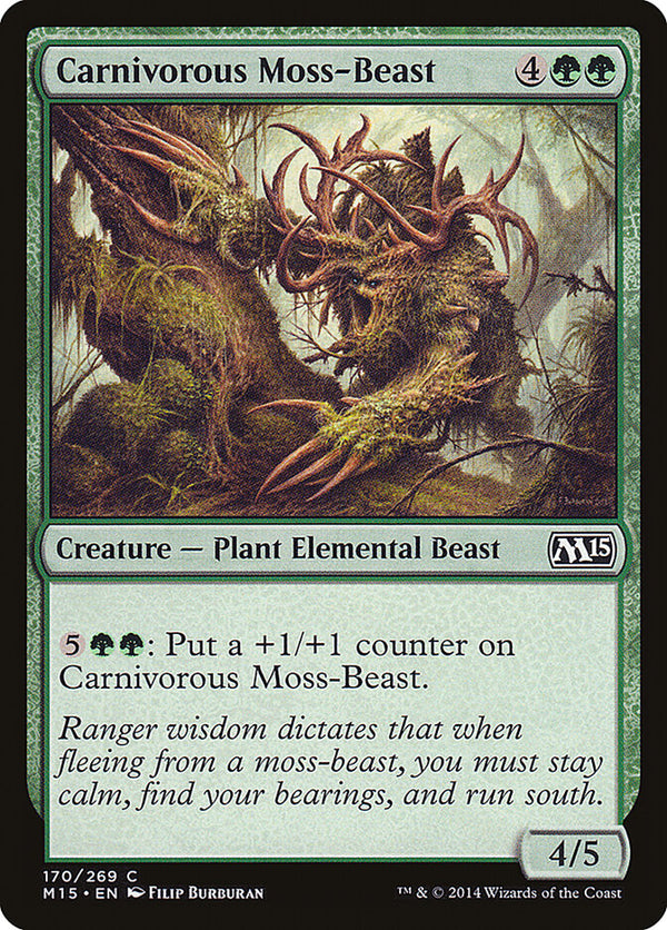 Carnivorous Moss-Beast - Magic: The Gathering