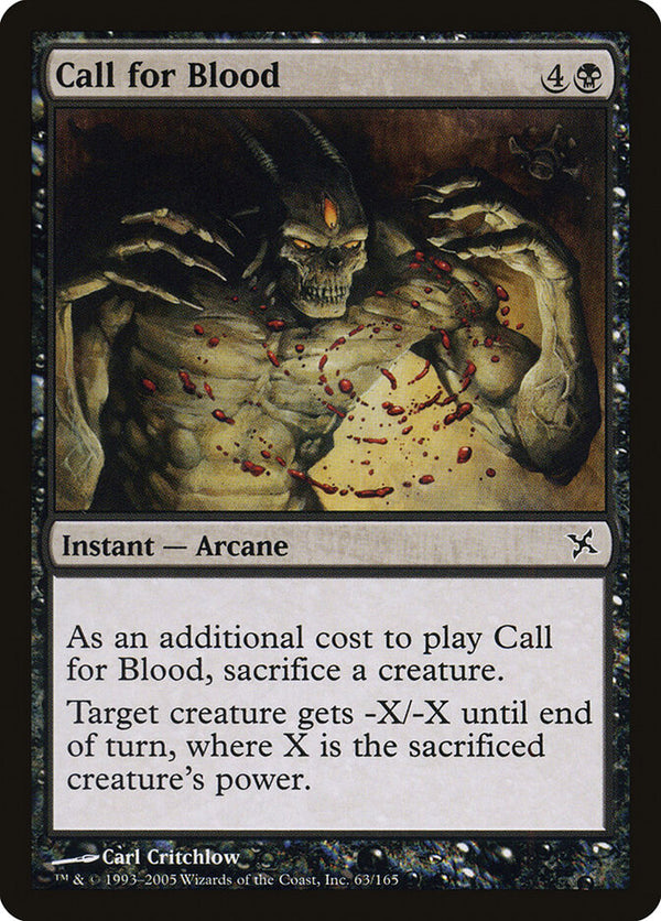 Call for Blood - Magic: The Gathering