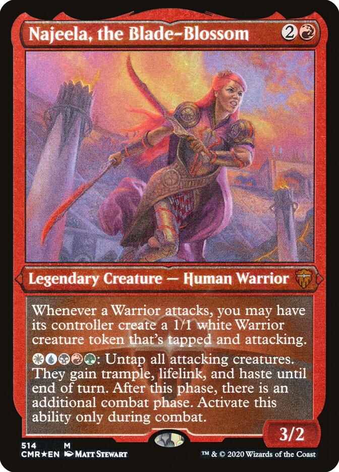 Najeela, the Blade-Blossom (Foil Etched)