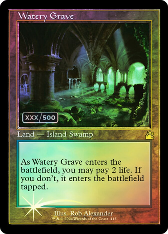 Watery Grave (Retro Frame) (Serial Numbered)