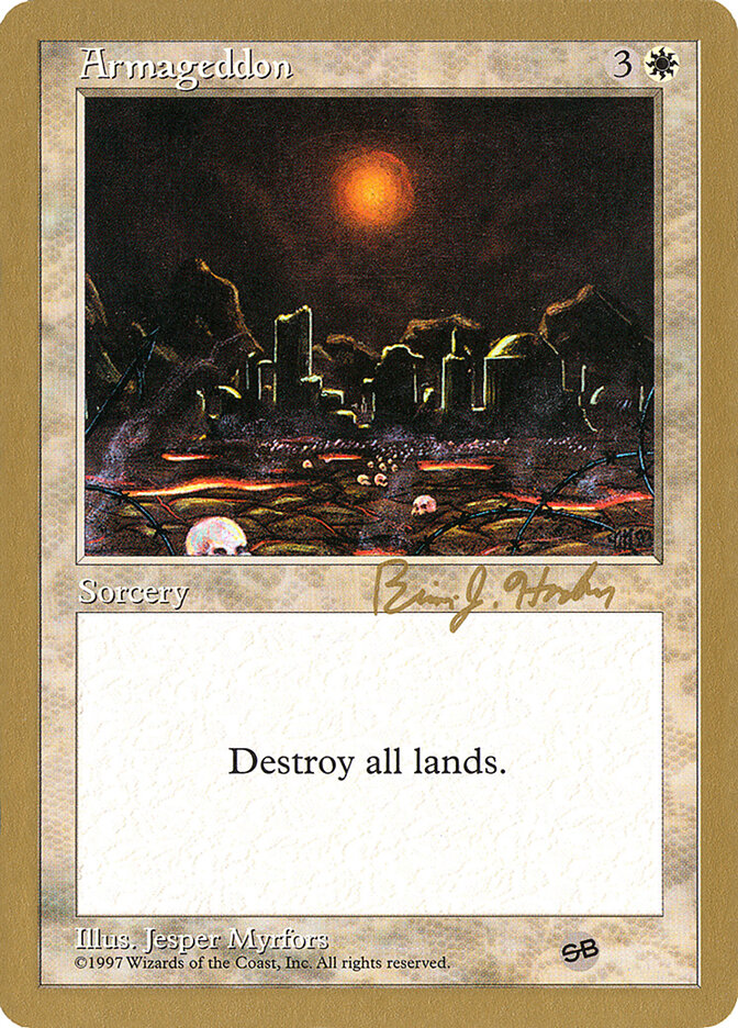 Armageddon - 1998 Brian Hacker (5ED) (SB)