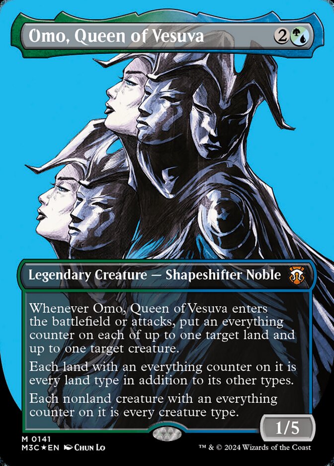 Omo, Queen of Vesuva (Borderless) (Ripple Foil)