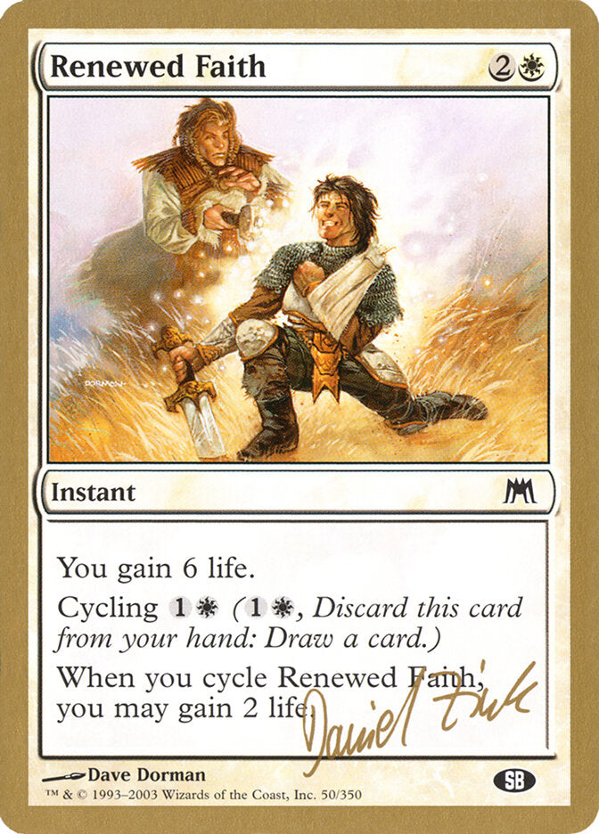 Renewed Faith - 2003 Daniel Zink (ONS) (SB)