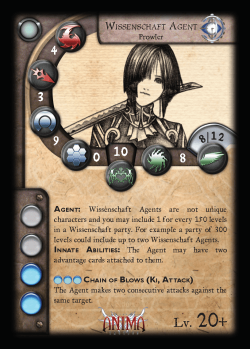 Anima Tactics: Wissenschaft Agent