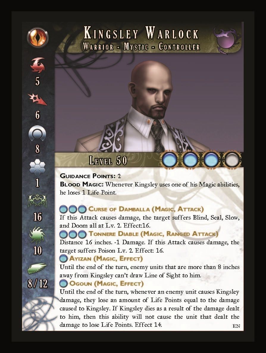 Anima Tactics: Kingsley Warlock