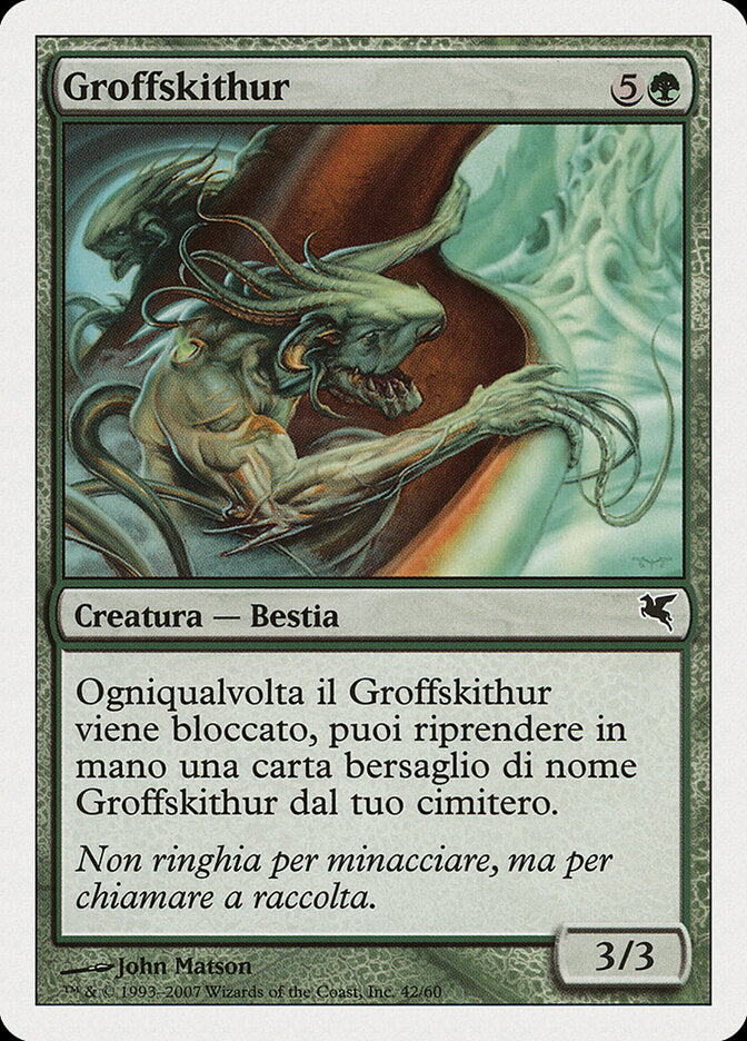 Groffskithur (Italian) - "Groffskithur" (K42)