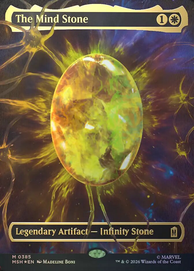 The Mind Stone (Borderless) (Cosmic Foil)