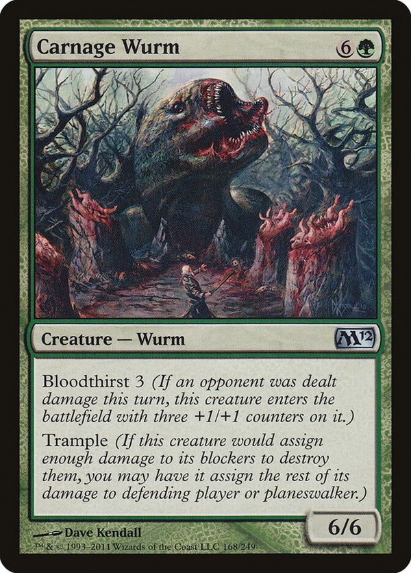 Carnage Wurm - Magic: The Gathering