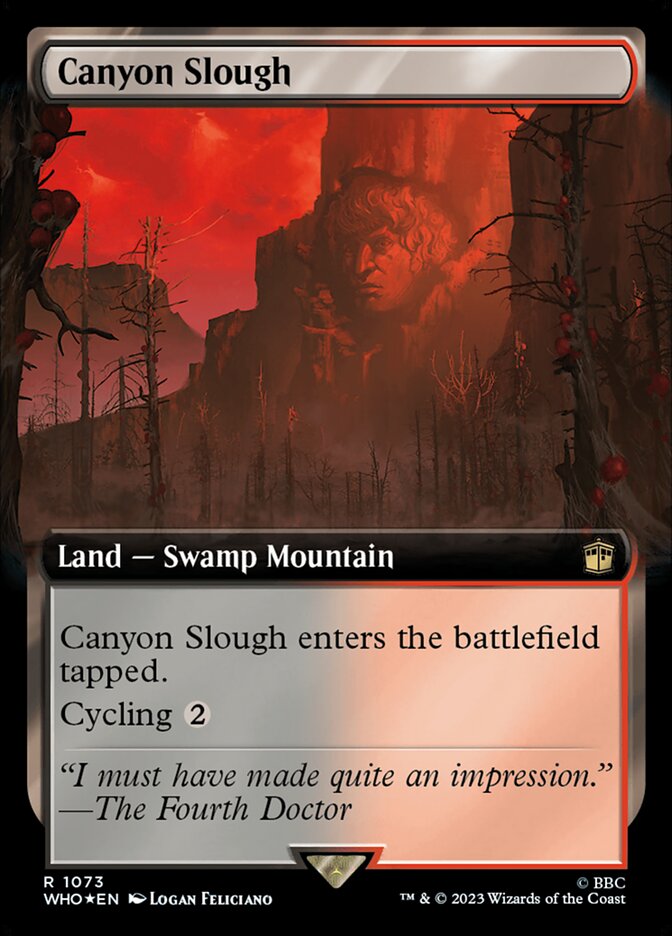 Canyon Slough (Extended Art) (Surge Foil)