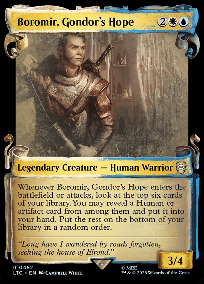 Boromir, Gondor's Hope (Showcase Scrolls)