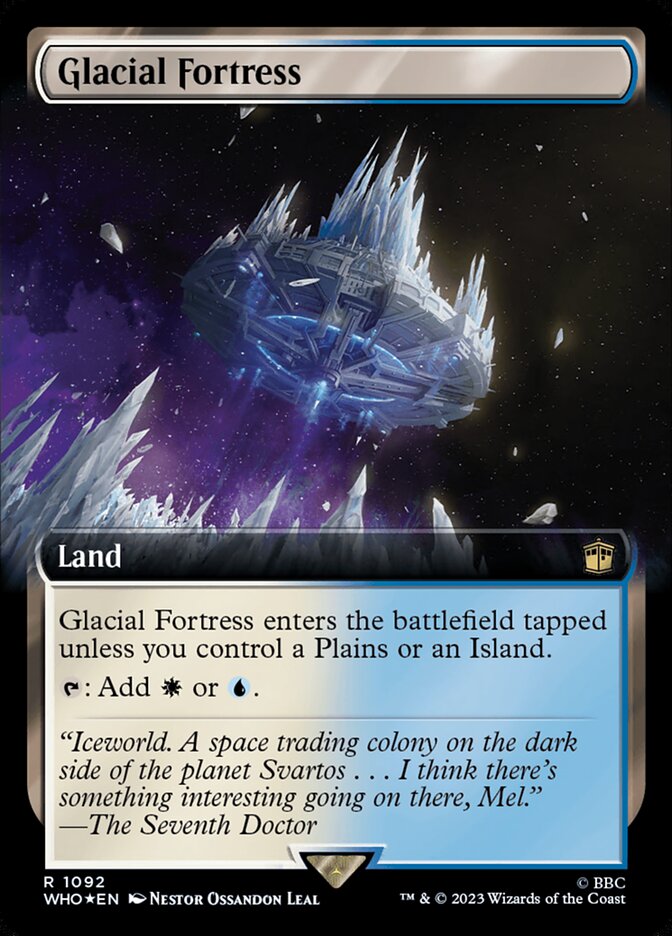 Glacial Fortress (Extended Art) (Surge Foil)