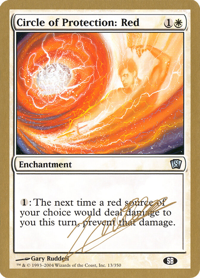Circle of Protection: Red - 2004 Julien Nuijten (8ED) (SB)