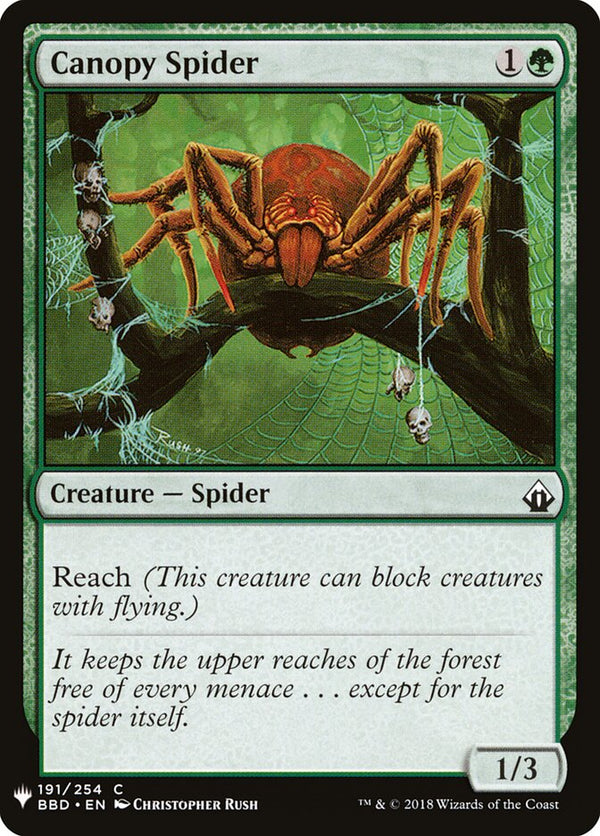 Canopy Spider - Magic: The Gathering