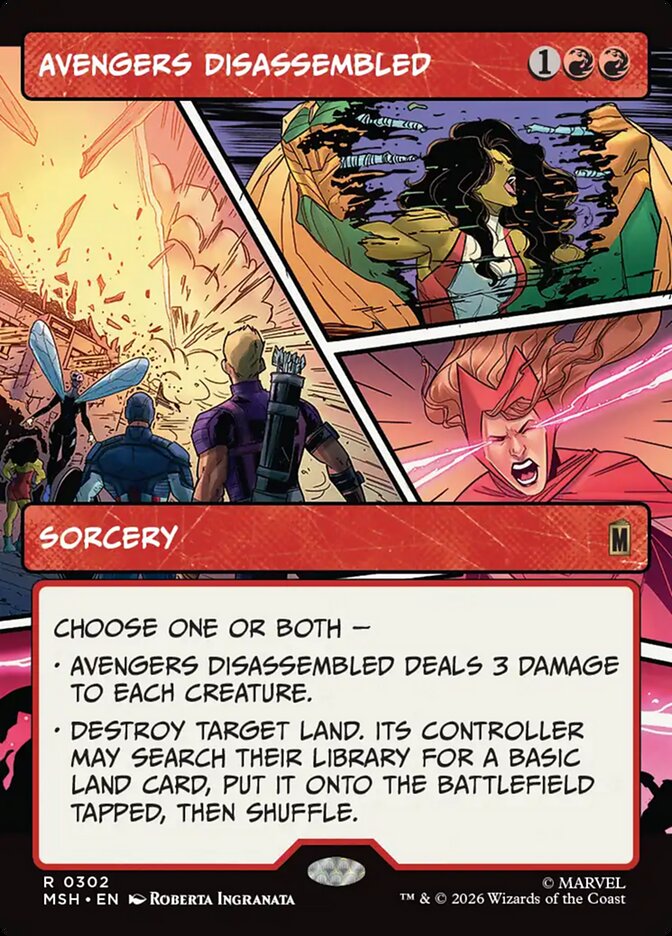 Avengers Disassembled (Borderless)
