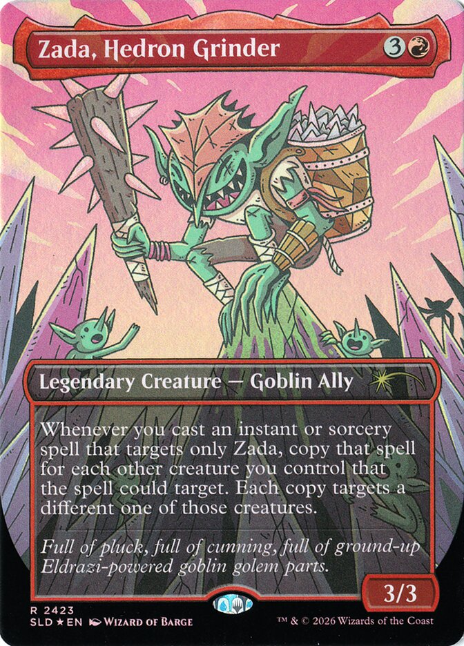 Zada, Hedron Grinder (Display Commander) - Thick Stock