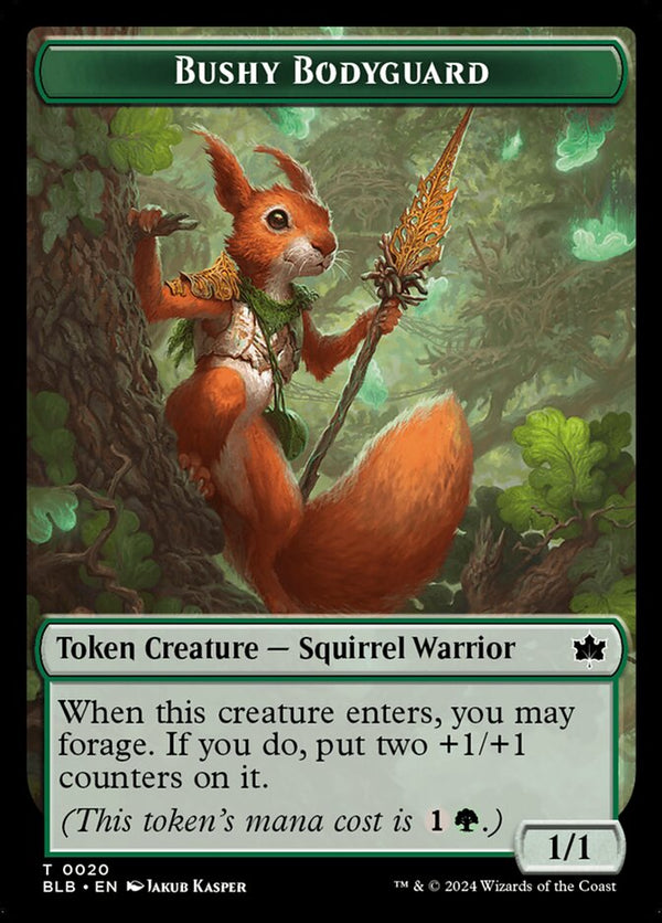Bushy Bodyguard Token - Magic: The Gathering