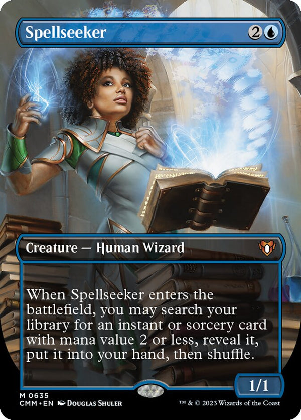 Spellseeker (Borderless) (CMM 635) - Magic: The Gathering