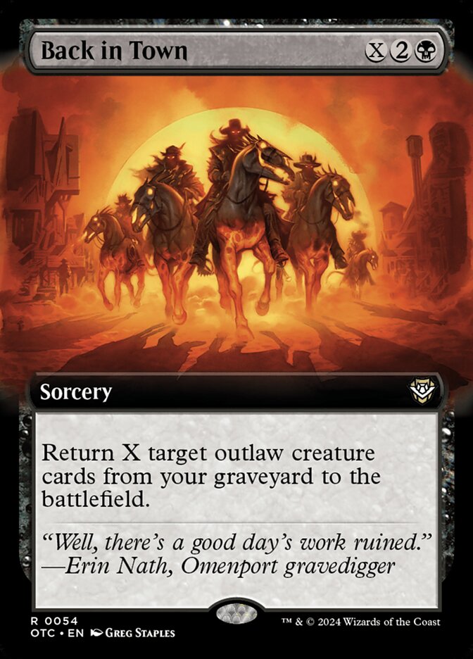 Back in Town (Extended Art)