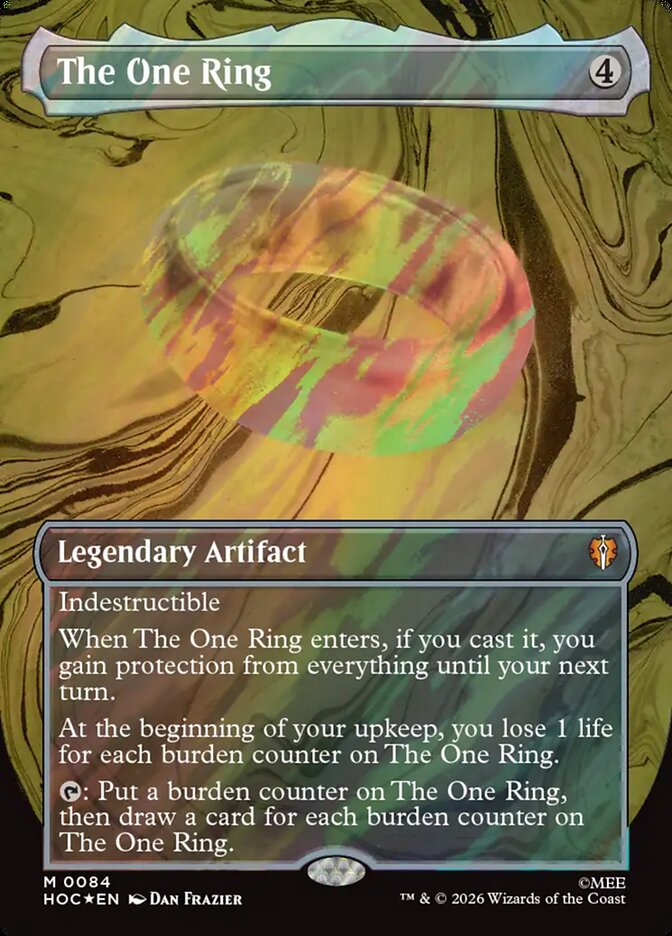 The One Ring (Borderless) (Surge Foil)