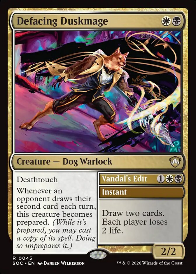 Defacing Duskmage