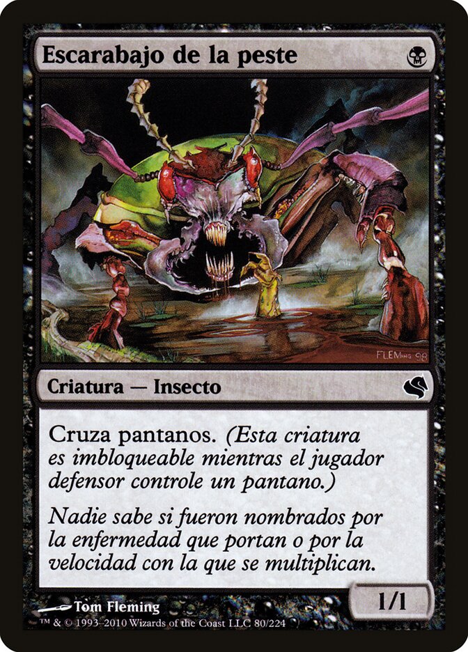 Plague Beetle (Spanish) - "Escarabajo de la peste"