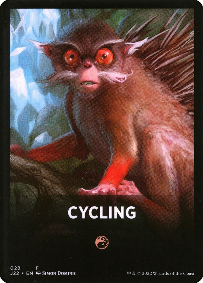 Cycling Theme Card