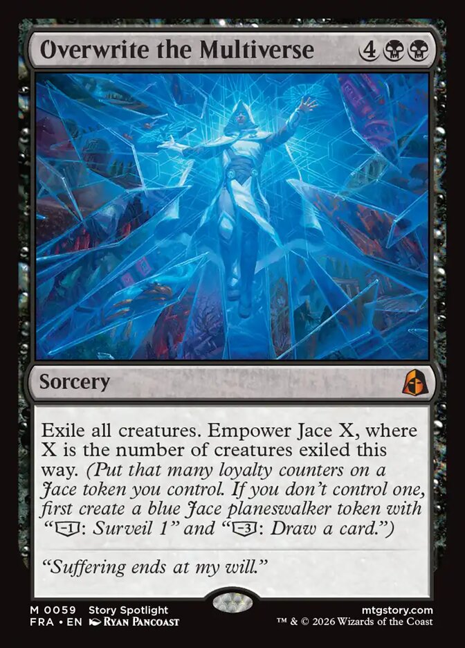 Overwrite the Multiverse
