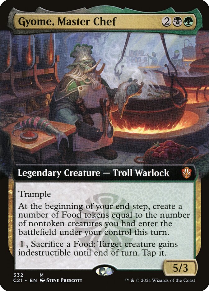 Gyome, Master Chef (Extended Art)