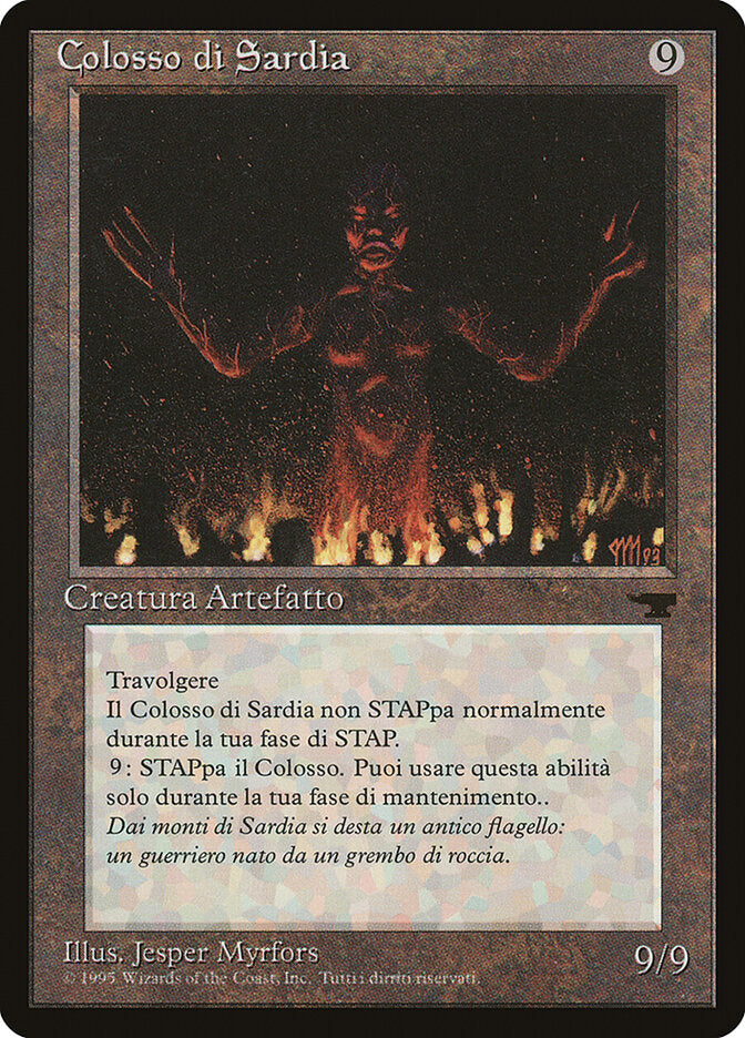 Colossus of Sardia (Italian) - "Colosso di Sardia"