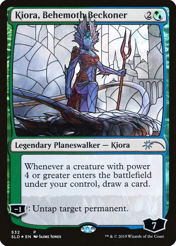 Kiora, Behemoth Beckoner (Stained Glass)