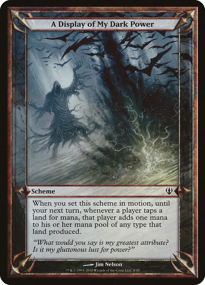A Display of My Dark Power (Archenemy)