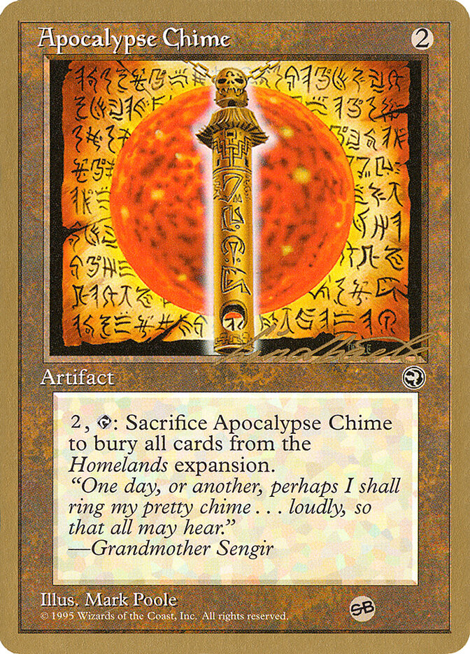 Apocalypse Chime - 1996 Leon Lindback (HML) (SB)