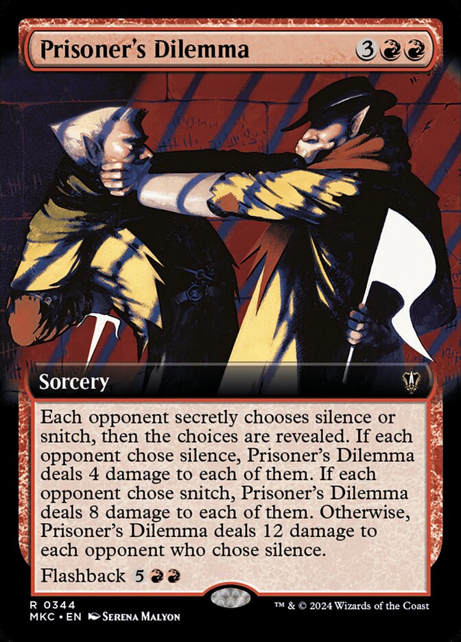Prisoner's Dilemma (Extended Art)