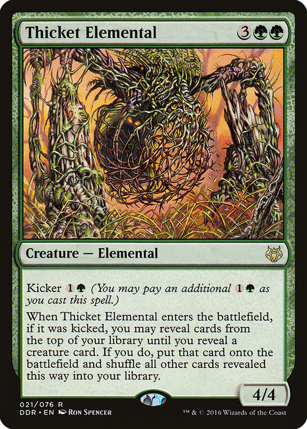 Thicket Elemental - Magic: The Gathering